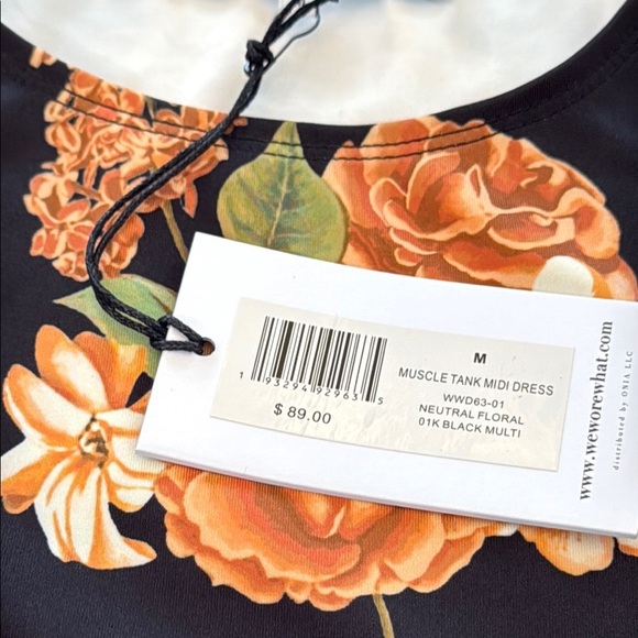 We Wore What Muscle Tank Midi Dress Size Medium - Picture 10 of 11